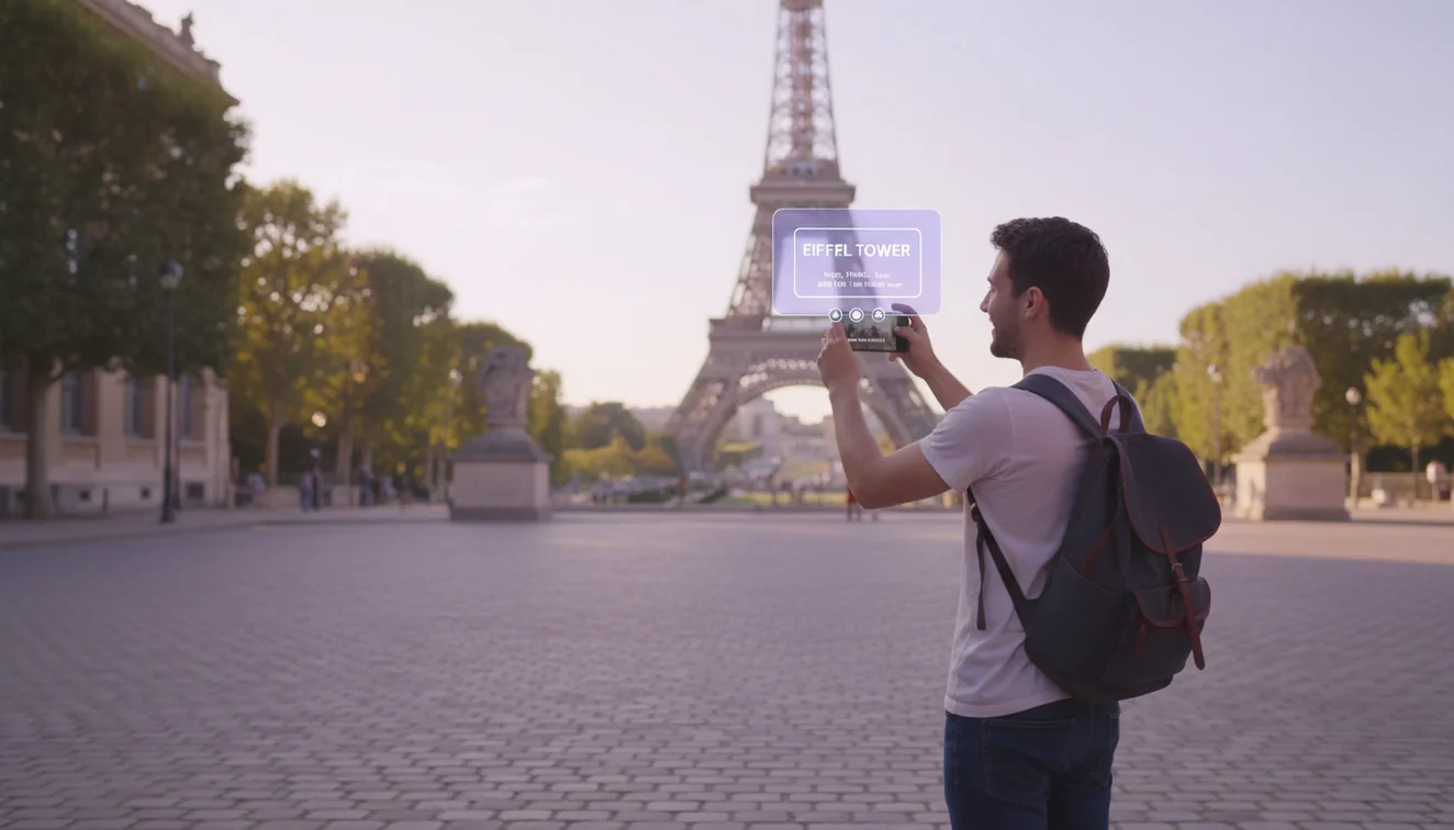 AI image recognition online tool identifying animals, landmarks, and objects