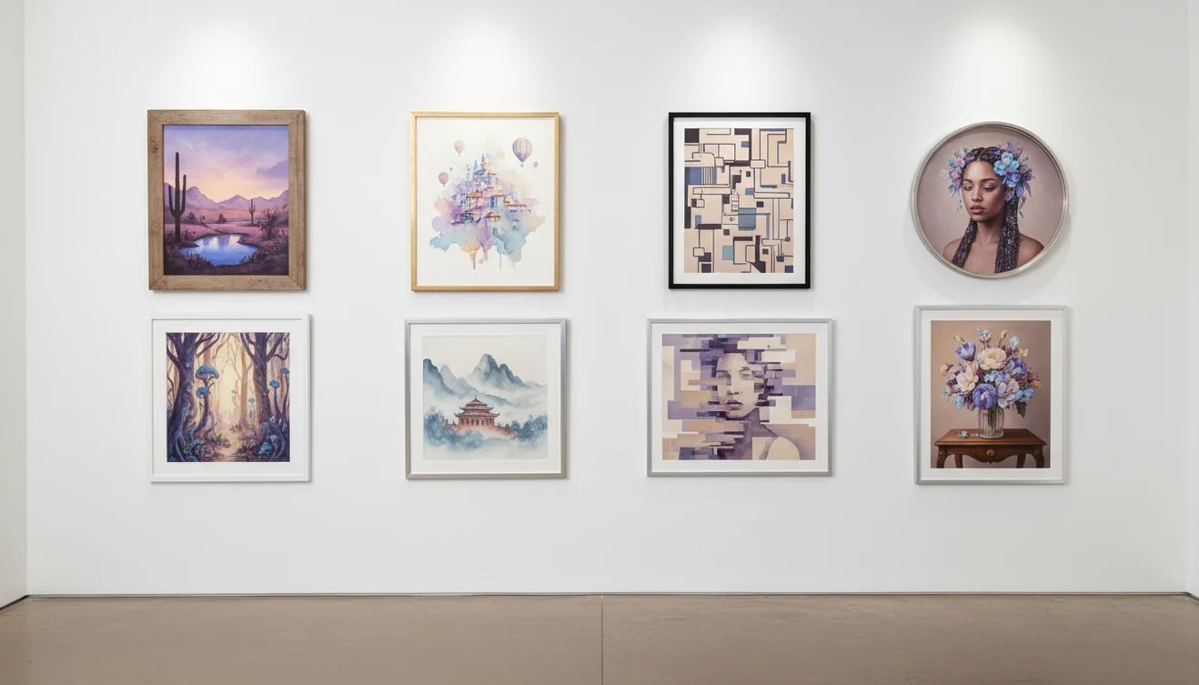 AI art generator online tool creating digital art from text descriptions