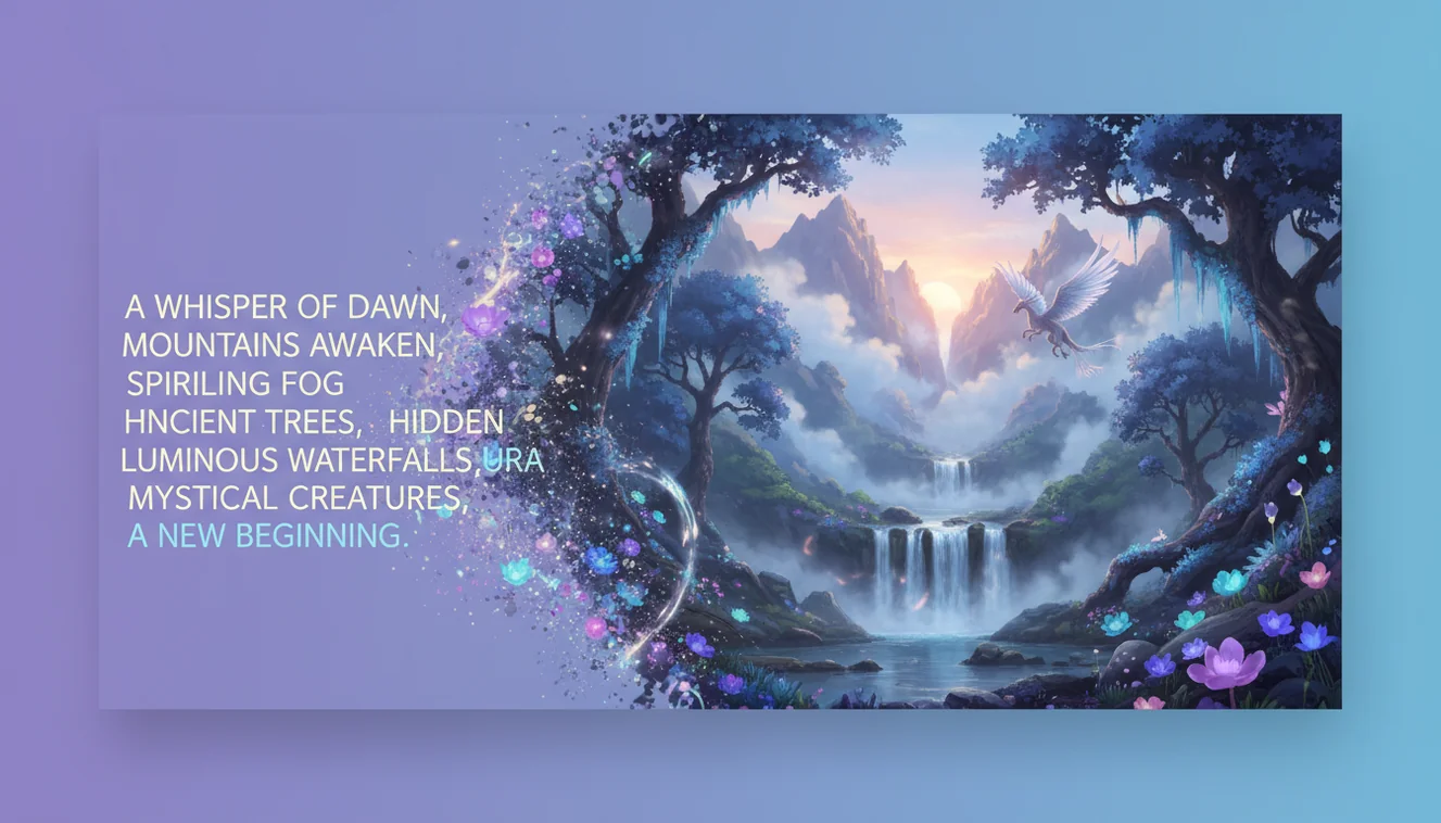 Text to image AI creator showing prompt-to-image generation workflow