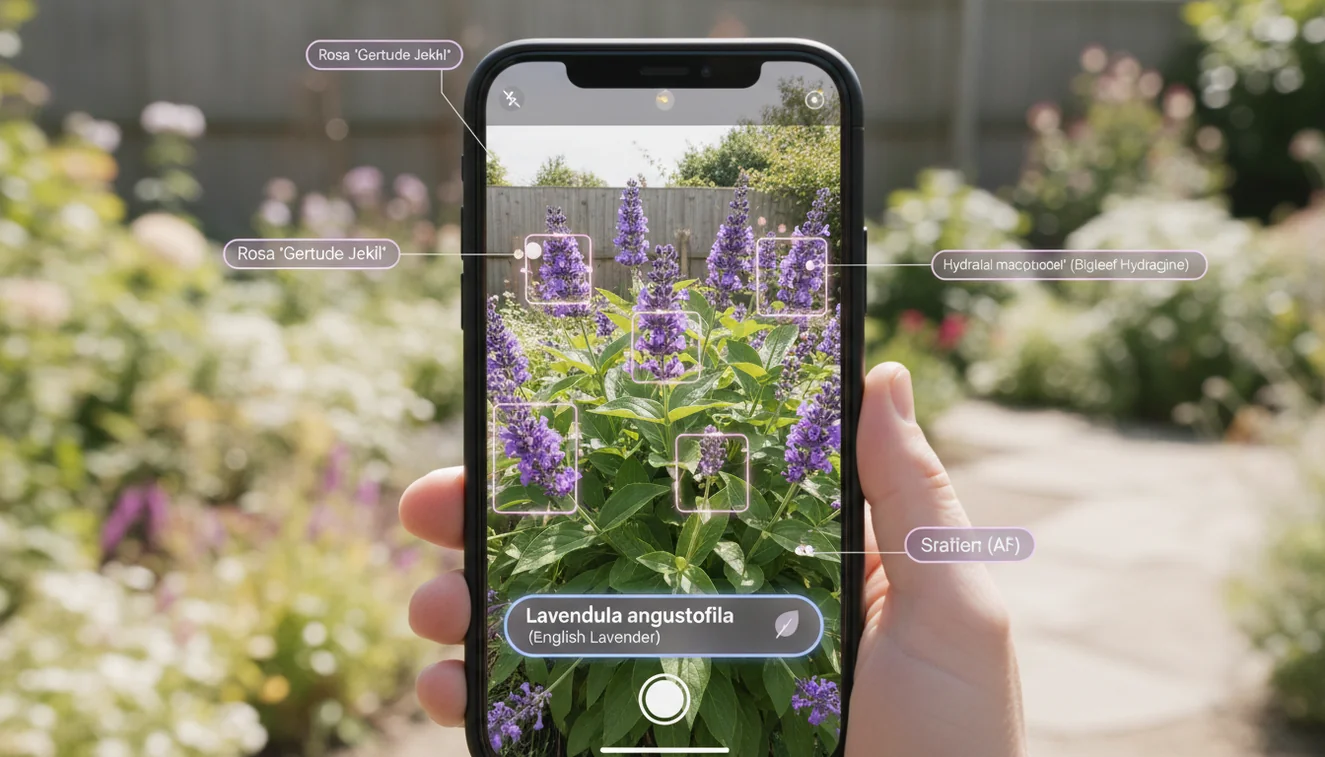 Apple Visual Intelligence on iPhone showing AI visual recognition features