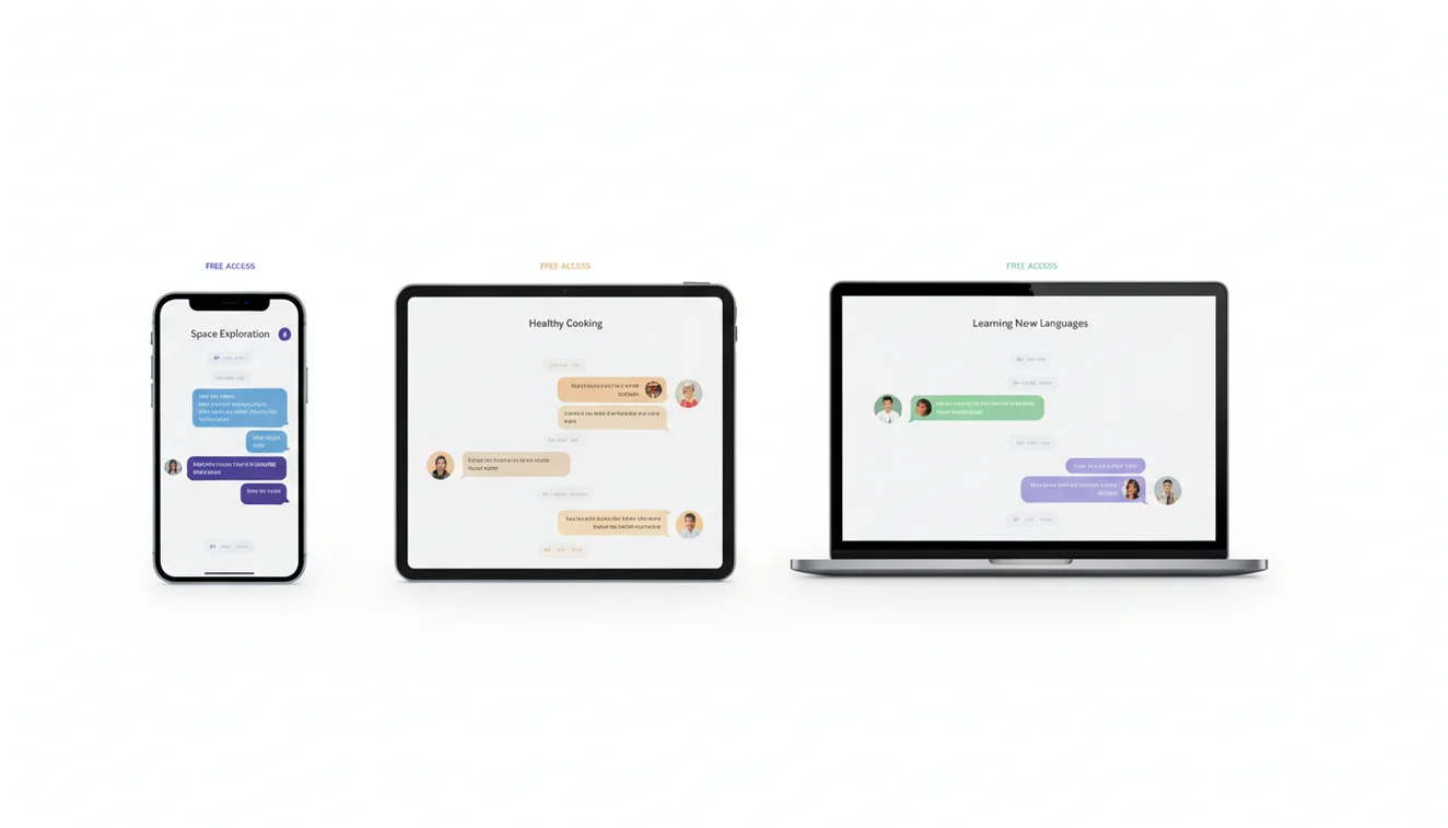 AI chatbot free conversation  - no cost artificial intelligence chat tool