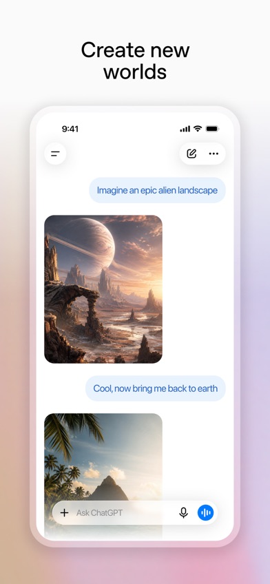 ChatGPT screenshot from the App Store listing