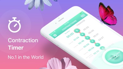 Contraction Timer & Counter 9m screenshot from the App Store listing