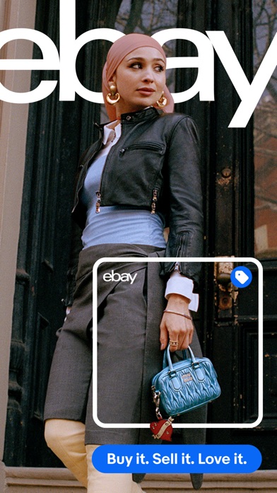 eBay (image search) screenshot from the App Store listing