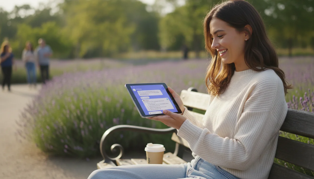 Chat with AI assistant on desktop and mobile for free