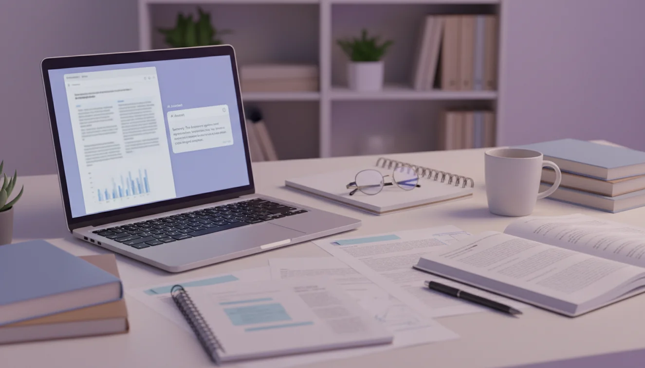 ChatPDF AI document reader analyzing a PDF file with instant answers