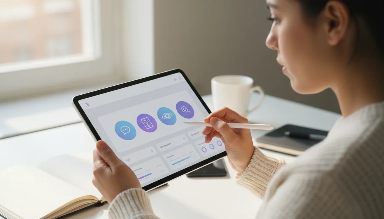 ChatGOT AI app showing multiple AI tools and chat features