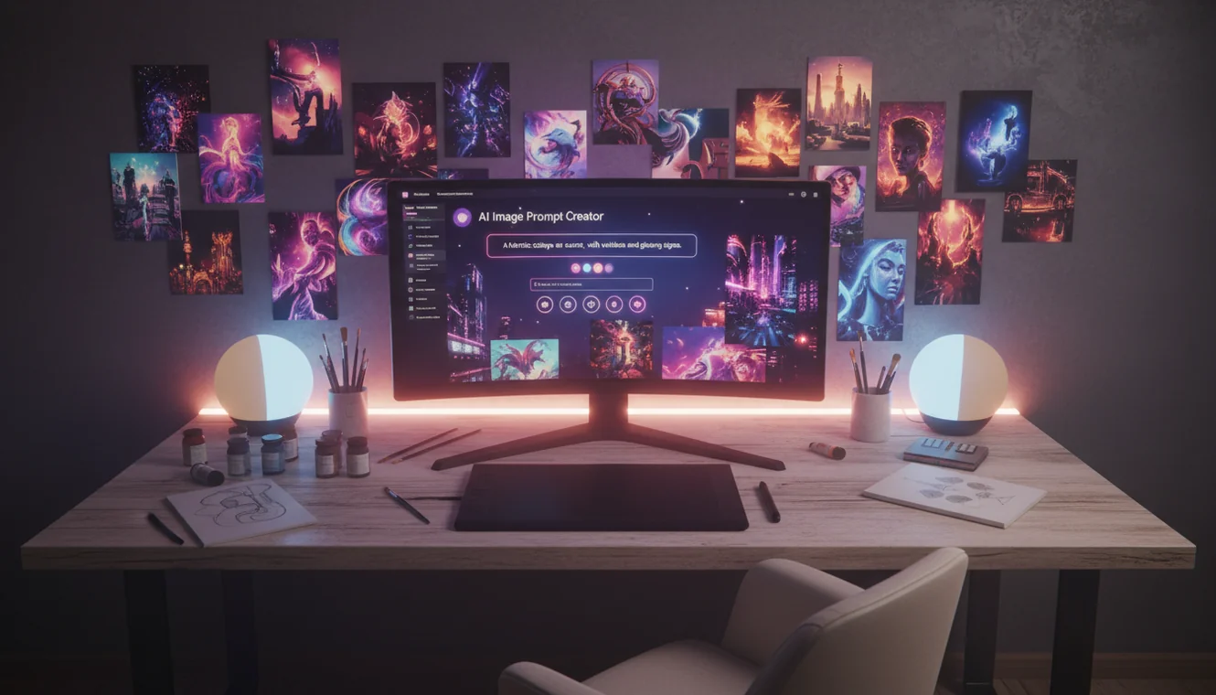 Nano Banana image generator tool for creating AI art prompts