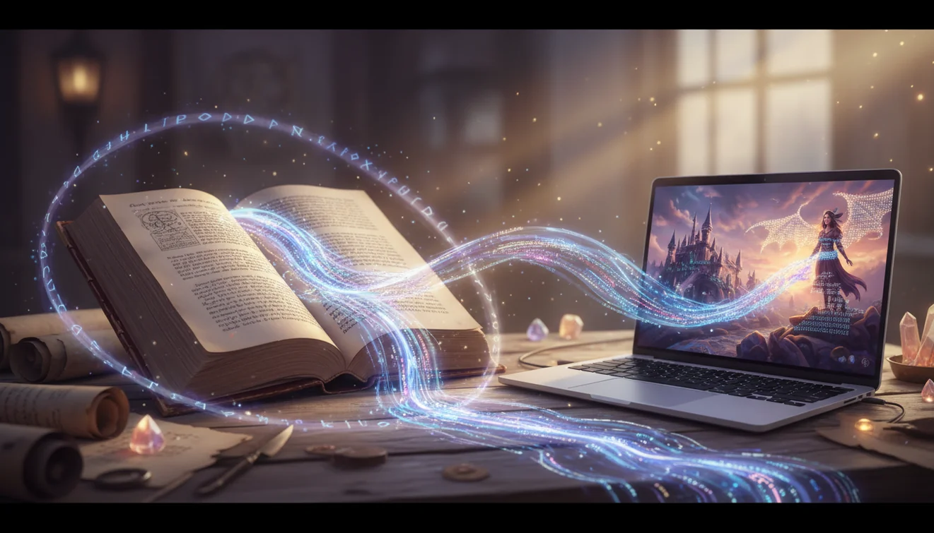 Creative AI story writing tool for mature fiction and character development